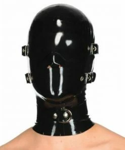 Laidtex Latex Clothing Latex Fetish Collar And Hood