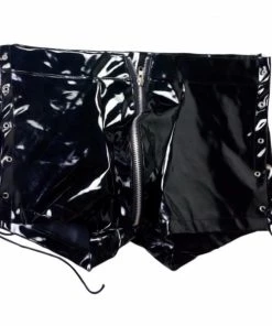 Latexfun Cool Zipper Crotch PVC Underwear Latex Clothing 9 Latexfun Cool Zipper Crotch PVC Underwear Latex Clothing