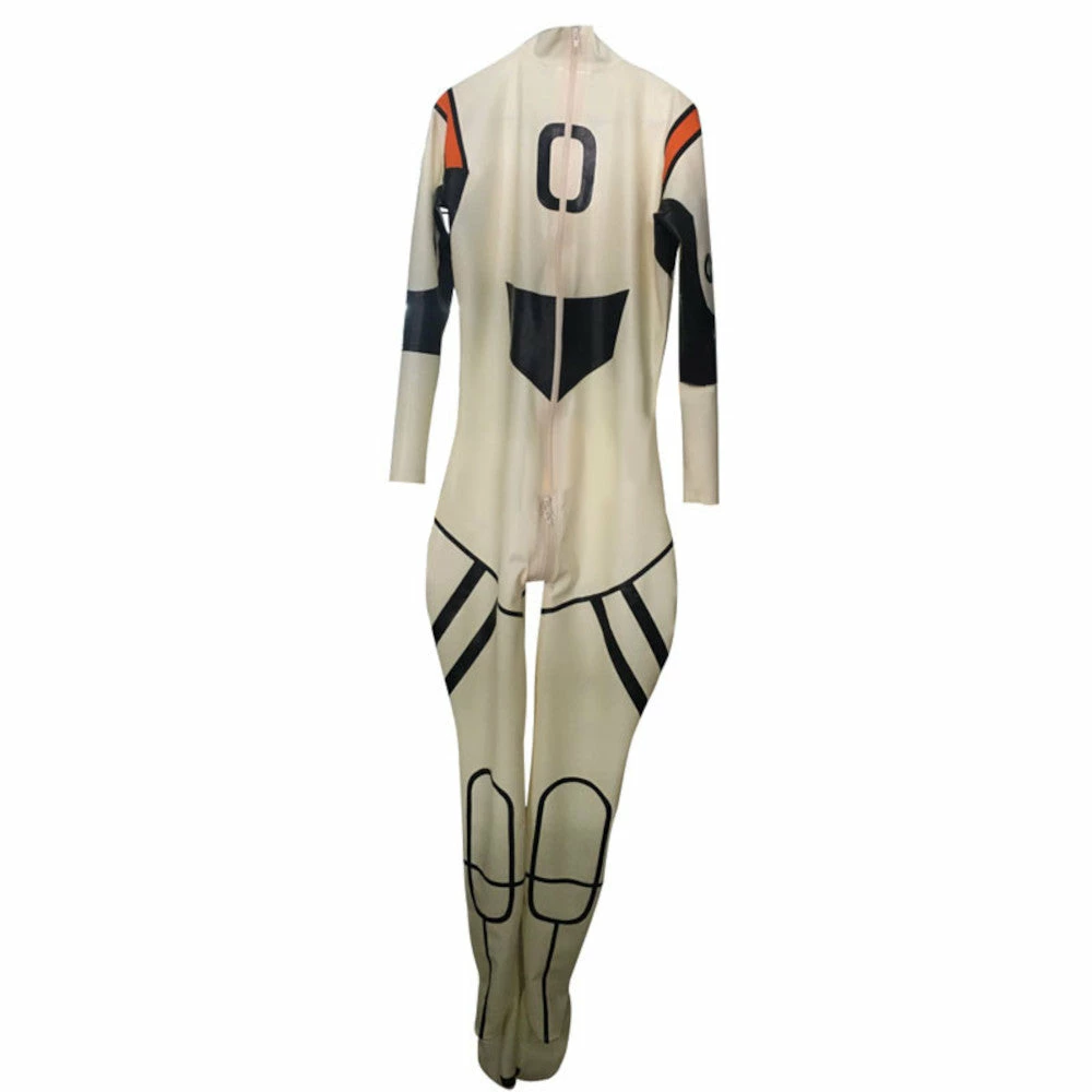 Latexfun White Inflatable Rubber Suit 5 Latexfun White Inflatable Rubber Suit