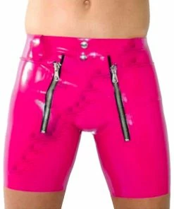 Latexfun Fun Men's Rubber Shorts Latex Clothing