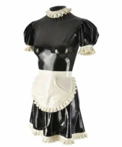 Latexfun Full Body Latex Maid Outfit Latex Clothing