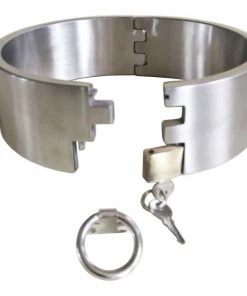 Laidtex Collars And Cuffs Stainless Steel Sex Slave Collar