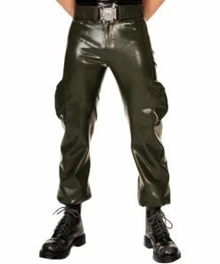 Laidtex Latex Clothing Heavy Combat Rubber Pants