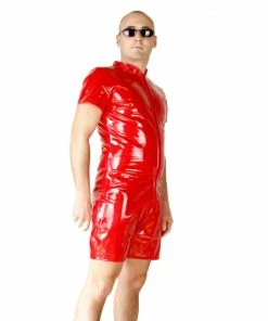 Latexfun Latex Clothing Sleek Men's PVC Catsuit