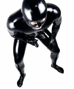 Latexfun Latex Clothing Glossy PVC Gimp Suit 8 Latexfun Latex Clothing Glossy PVC Gimp Suit