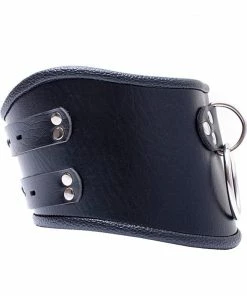 Laidtex Collars And Cuffs Black PU Leather Posture Collar 16 Laidtex Collars And Cuffs Black PU Leather Posture Collar