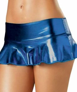 Laidtex Micro Mini Black PVC Skirt