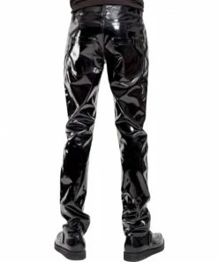 Laidtex Latex Clothing Zippered Men's PVC Pants