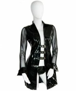Laidtex Sexy Vinyl Long Sleeve Jacket
