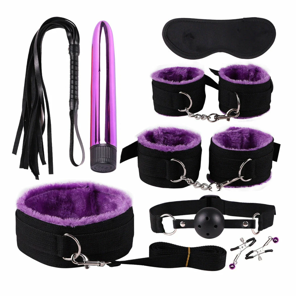 Laidtex Collars And Cuffs Set Of Bondage Handcuffs 5 Laidtex Collars And Cuffs Set Of Bondage Handcuffs