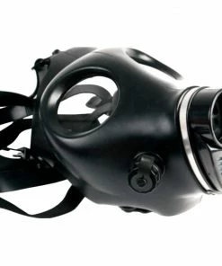 Laidtex Bondage Gas Mask With Hose