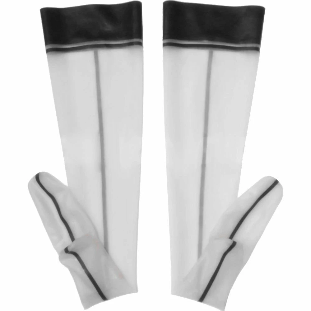 Latexfun Transparent Wet Look Stockings Latex Clothing 9 Latexfun Transparent Wet Look Stockings Latex Clothing