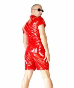 Latexfun Latex Clothing Sleek Men's PVC Catsuit