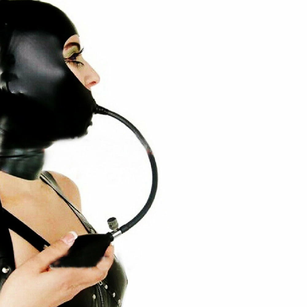 Latexfun Inflatable Gag Latex S&M Mask 7 Latexfun Inflatable Gag Latex S&M Mask