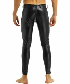 Laidtex Zippered Crotch Men's Vinyl Pants
