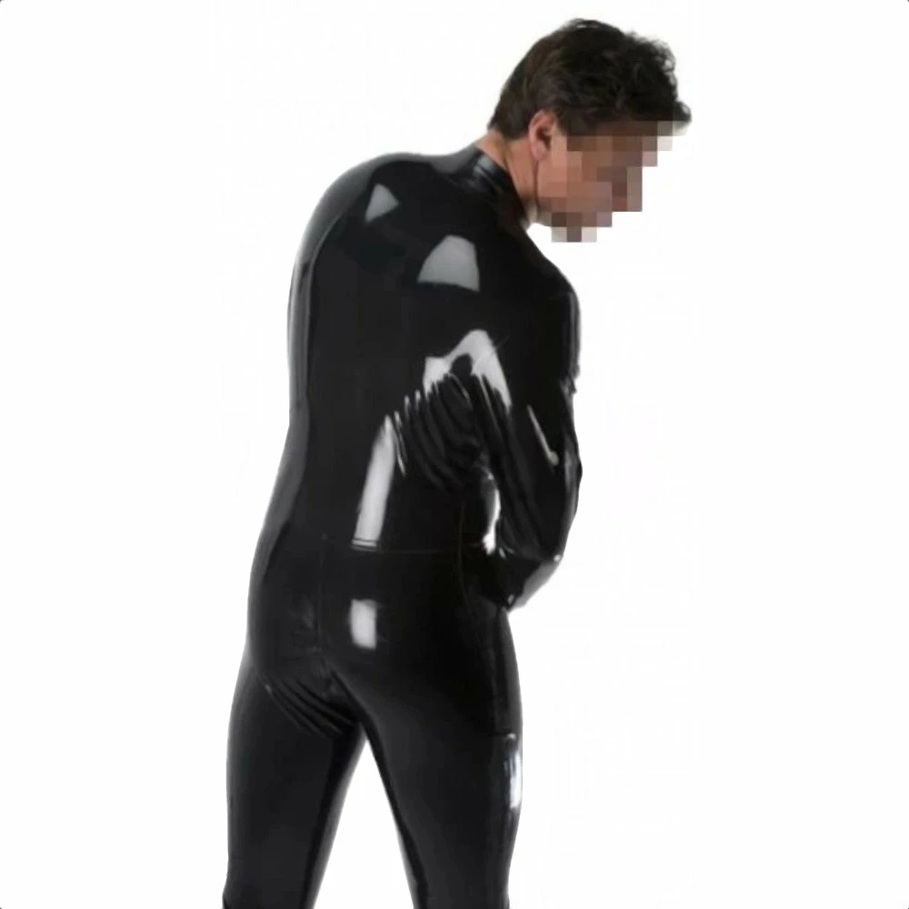 Latexfun Fiery Zippered Latex Catsuit Latex Clothing 6 Latexfun Fiery Zippered Latex Catsuit Latex Clothing