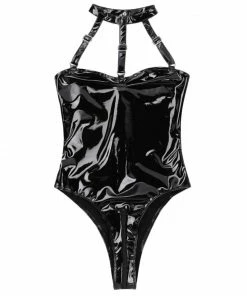 Laidtex Unzip Me Black PVC Outfit
