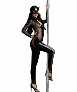 Laidtex Latex Clothing Playful Catwoman Halloween Costume