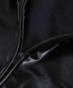 Laidtex Sultry Black Vinyl Jumpsuit Latex Clothing