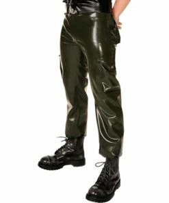 Laidtex Latex Clothing Heavy Combat Rubber Pants