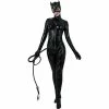 Laidtex Latex Clothing Black Sexy Catwoman Costume