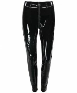 Laidtex Zipper Crotch PU Pants