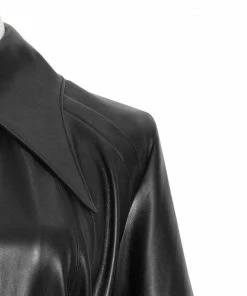 Laidtex Beautiful Black Vinyl Jacket Latex Clothing