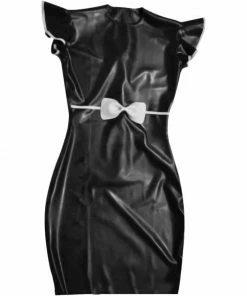 Laidtex Latex Clothing Tight Fitting Latex Sissy Maid Dress
