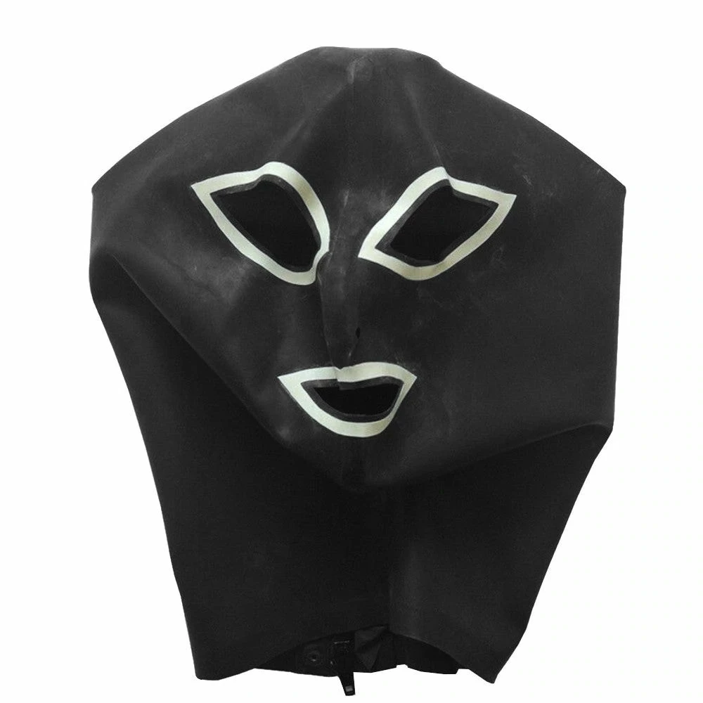 Latexfun Latex Clothing Provocative Latex Mask With Pigtails 7 Latexfun Latex Clothing Provocative Latex Mask With Pigtails