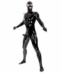 Latexfun Latex Clothing Glossy PVC Gimp Suit 9 Latexfun Latex Clothing Glossy PVC Gimp Suit