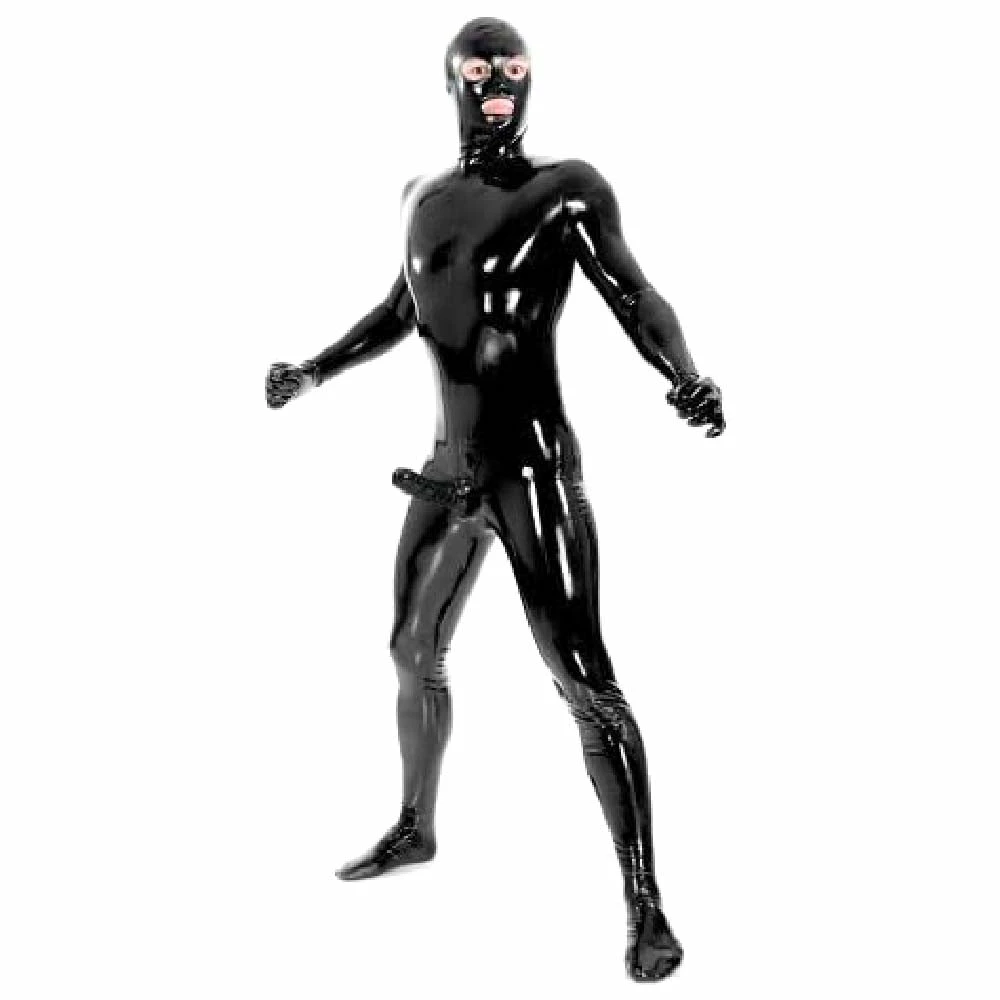 Latexfun Latex Clothing Glossy PVC Gimp Suit 6 Latexfun Latex Clothing Glossy PVC Gimp Suit