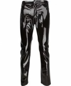 Laidtex Latex Clothing Zippered Men's PVC Pants