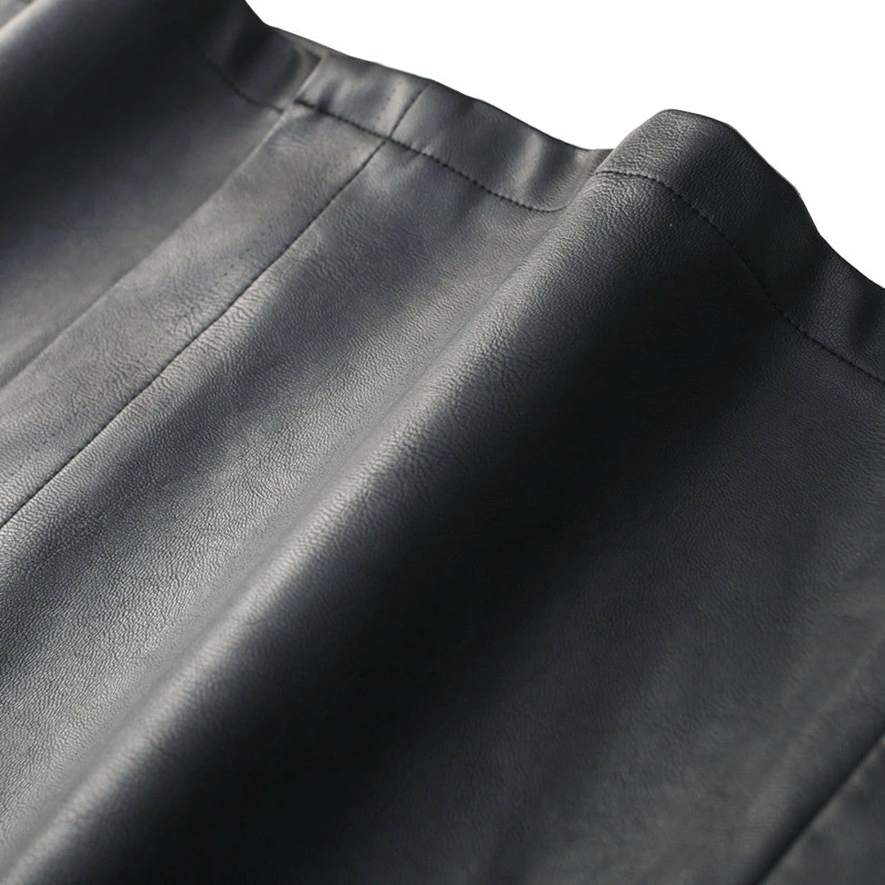 Laidtex Button Down PVC Leather Skirt 6 Laidtex Button Down PVC Leather Skirt