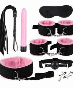 Laidtex Collars And Cuffs Set Of Bondage Handcuffs