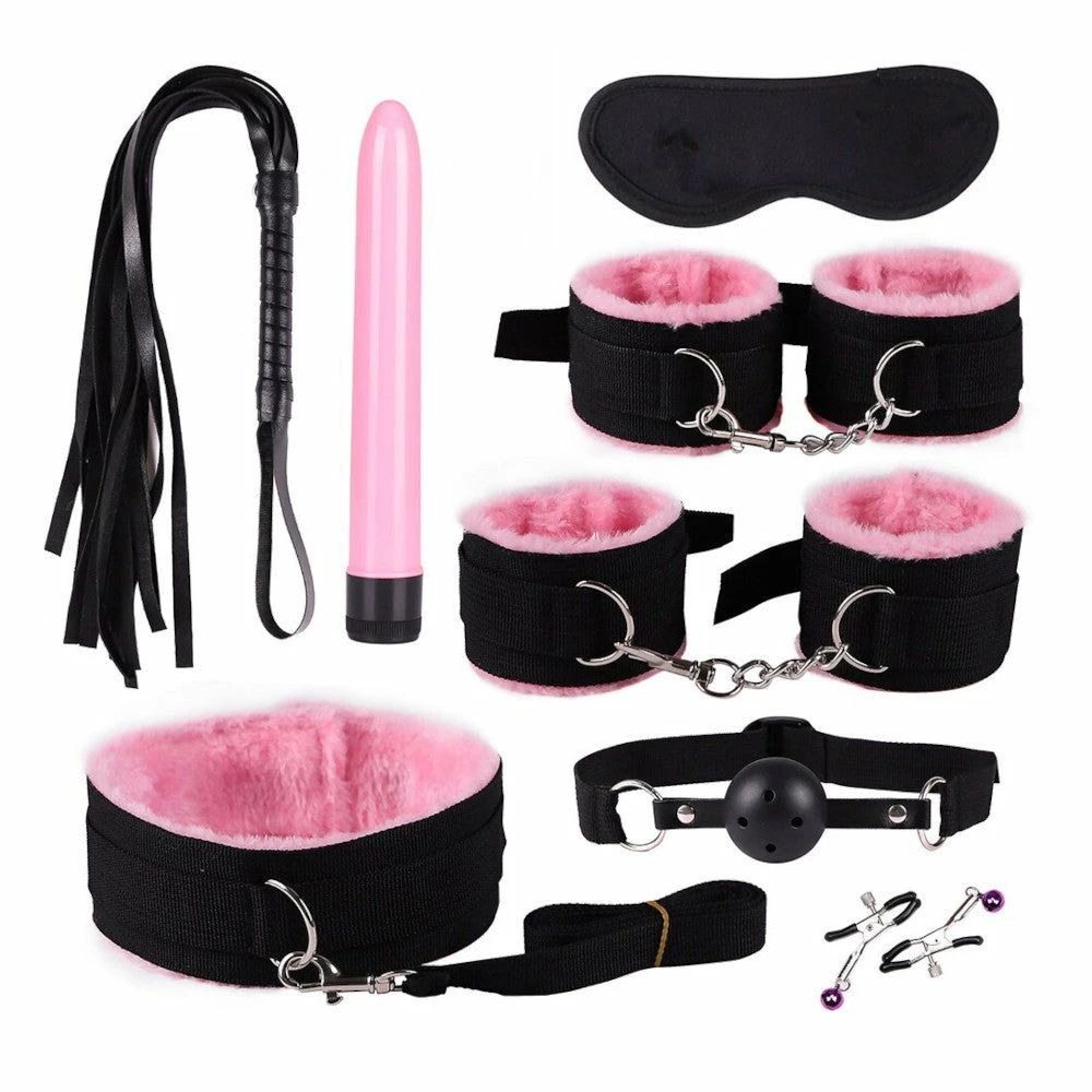 Laidtex Collars And Cuffs Set Of Bondage Handcuffs 4 Laidtex Collars And Cuffs Set Of Bondage Handcuffs