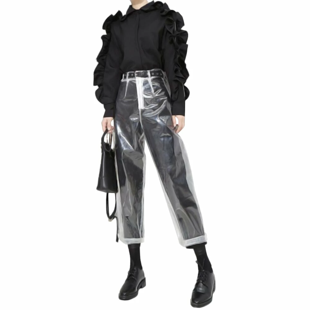 Laidtex Fashionable Clear Vinyl Pants 4 Laidtex Fashionable Clear Vinyl Pants