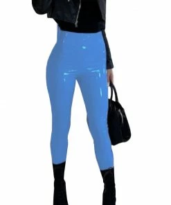 Laidtex Latex Clothing Pastel Women's PVC Pants