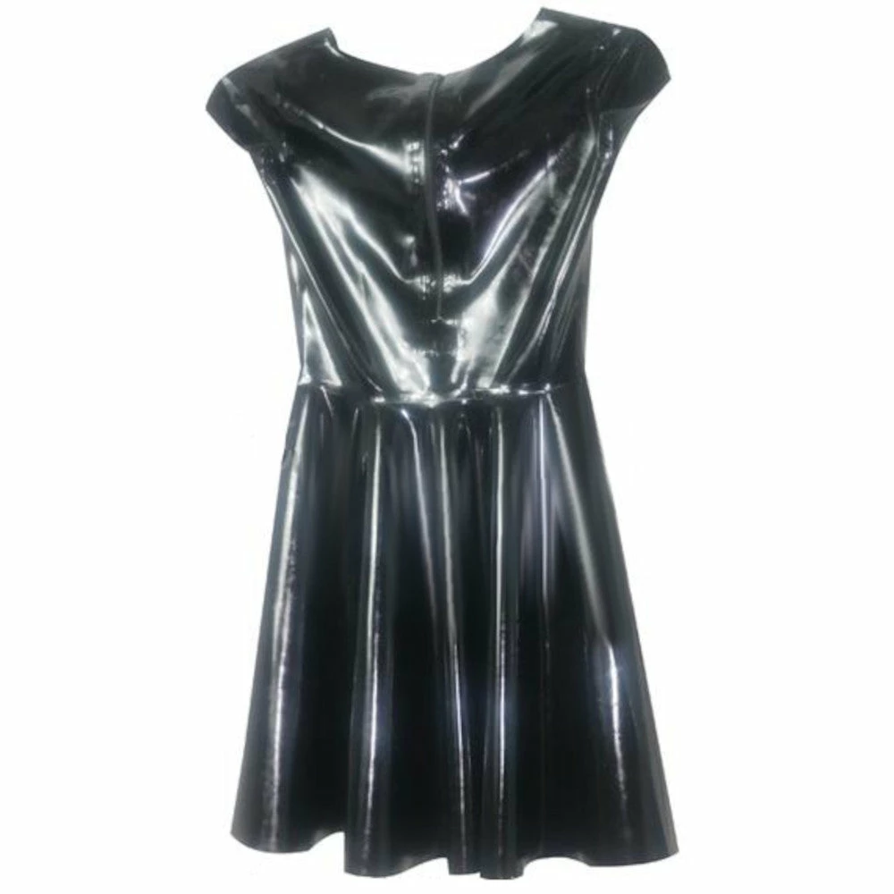 Latexfun Lovely Latex Skater Dress Latex Clothing 8 Latexfun Lovely Latex Skater Dress Latex Clothing