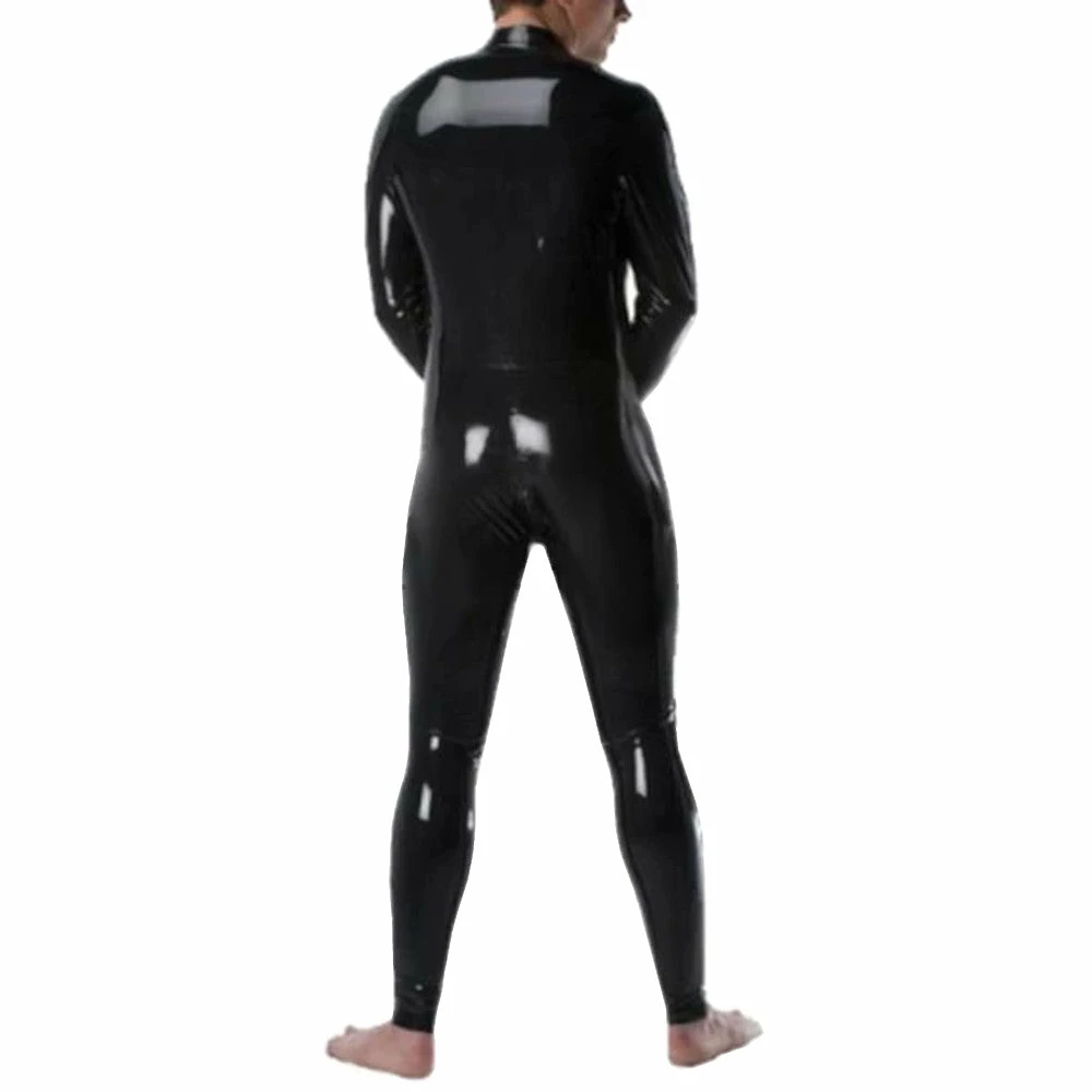 Latexfun Fiery Zippered Latex Catsuit Latex Clothing 7 Latexfun Fiery Zippered Latex Catsuit Latex Clothing