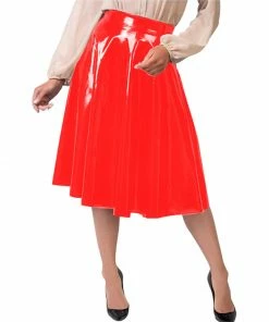 Laidtex Vintage Vinyl Midi Skirt 21 Laidtex Vintage Vinyl Midi Skirt