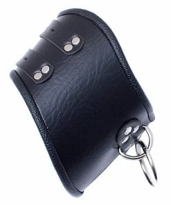 Laidtex Collars And Cuffs Black PU Leather Posture Collar 18 Laidtex Collars And Cuffs Black PU Leather Posture Collar