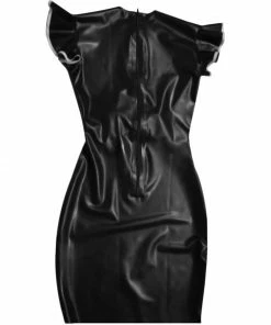 Laidtex Latex Clothing Tight Fitting Latex Sissy Maid Dress