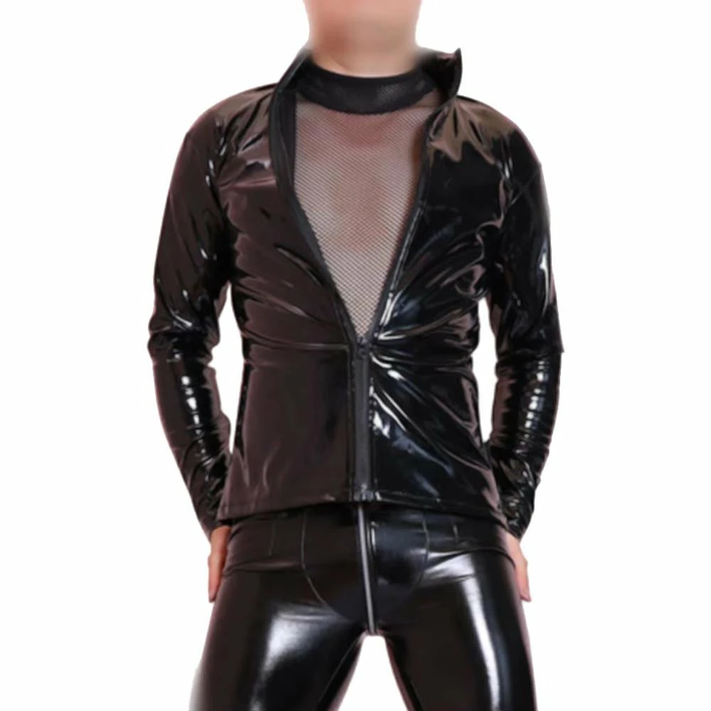 Laidtex Latex Clothing His Own Man PVC Jacket 4 Laidtex Latex Clothing His Own Man PVC Jacket