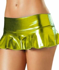 Laidtex Micro Mini Black PVC Skirt