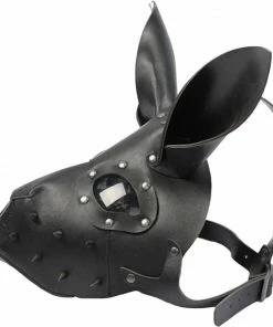 Laidtex Rabbit Fetish Gas Mask Latex Clothing