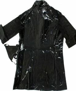 Latexfun Marvelous Mesh Sleeved PVC Coat