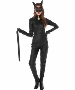 Laidtex Latex Clothing Fun Feline Catwoman Jumpsuit