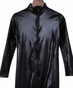 Laidtex Sultry Black Vinyl Jumpsuit Latex Clothing