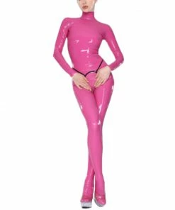 Latexfun Latex Clothing Playful Crotchless Latex Catsuit 12 Latexfun Latex Clothing Playful Crotchless Latex Catsuit