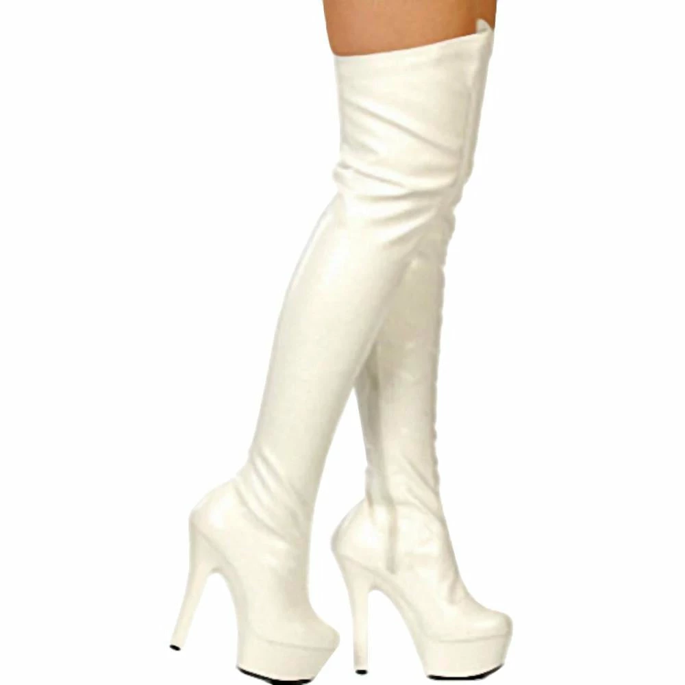 Laidtex Latex Clothing Faux Leather Mistress Boots 12 Laidtex Latex Clothing Faux Leather Mistress Boots